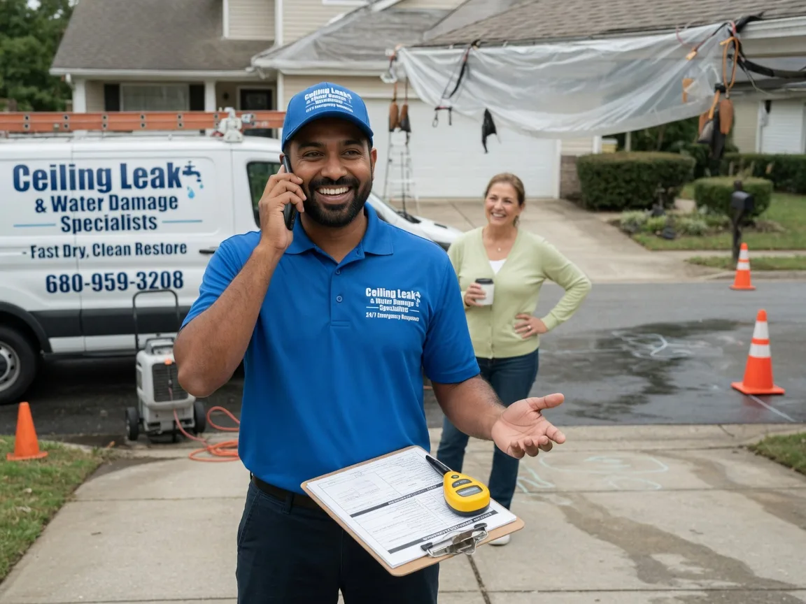 Ceiling Leak Cleanup Marysville, MI FAQs